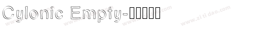 Cylonic Empty字体转换